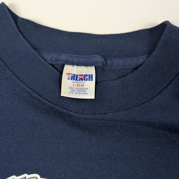 Vintage Michigan University Wolverines 80s Single Stich Distressed Shirt Large - Picture 7 of 8